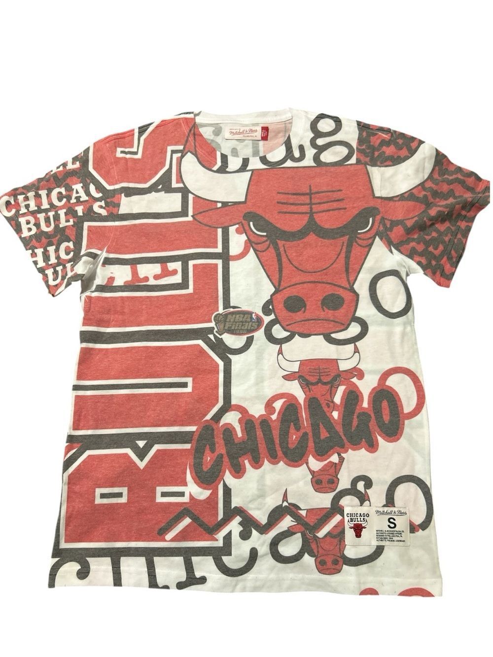 Mitchell & Ness Chicago Bulls 1996 NBA Finals All-Over Print Tee